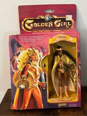 Golden Girl 6 " Onyx Action Figure Gemstone Guardian Doll 1984 Galoob